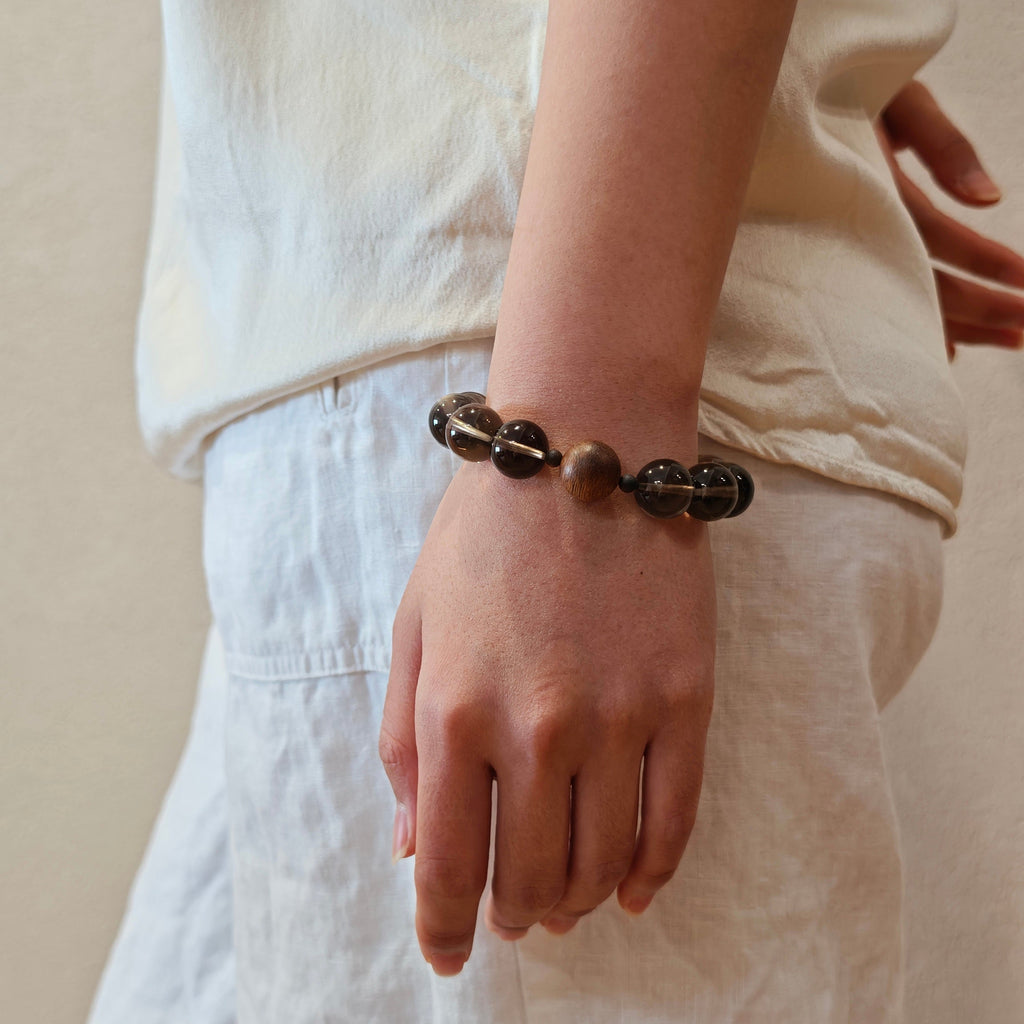 Silent Ground（サイレント・グラウンド）｜スモーキークォーツ × 沈香