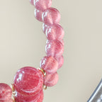Soleil Necklace (Strawberry Quartz)