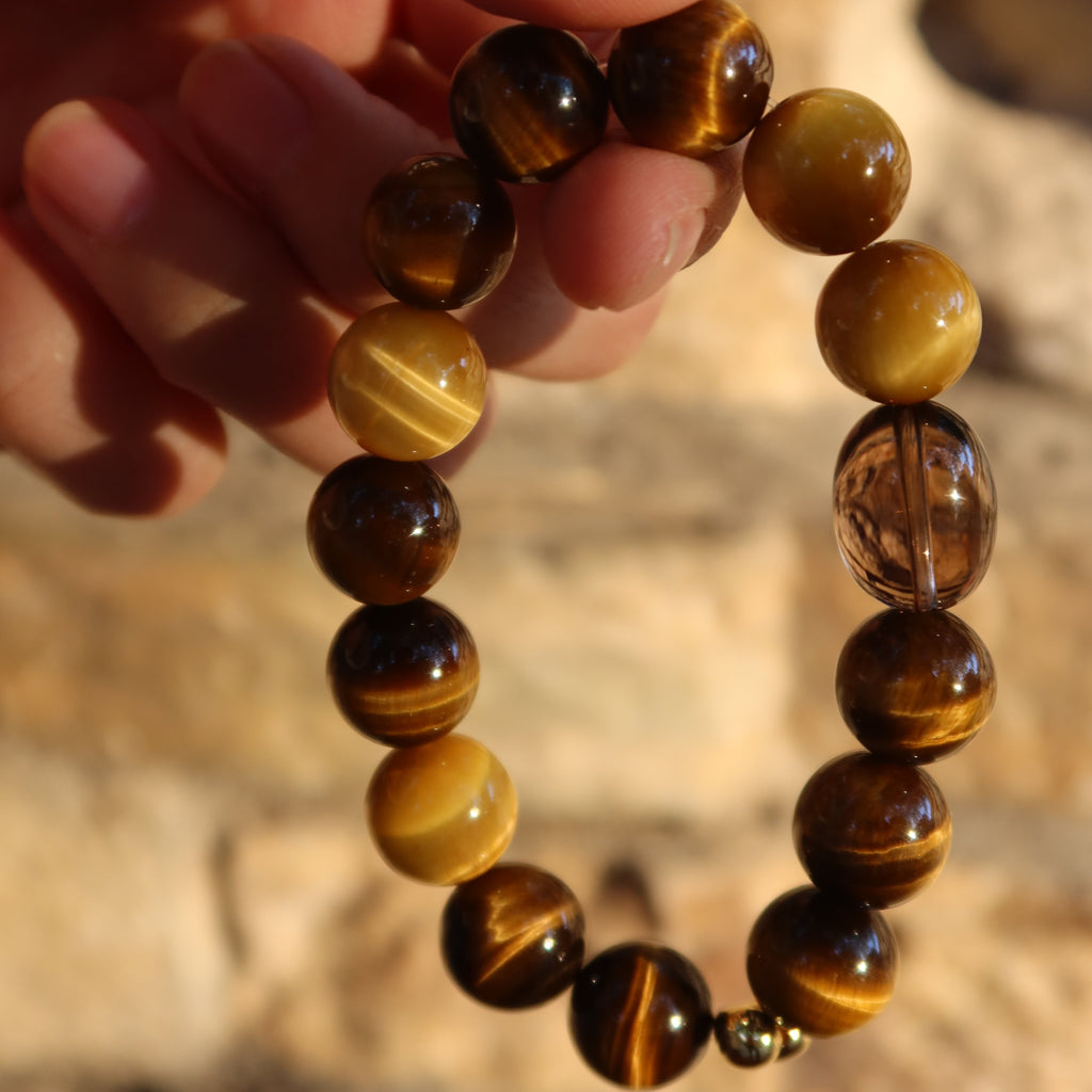 Courage Flow（カレッジ・フロー）｜タイガーアイ × スモーキークォーツ