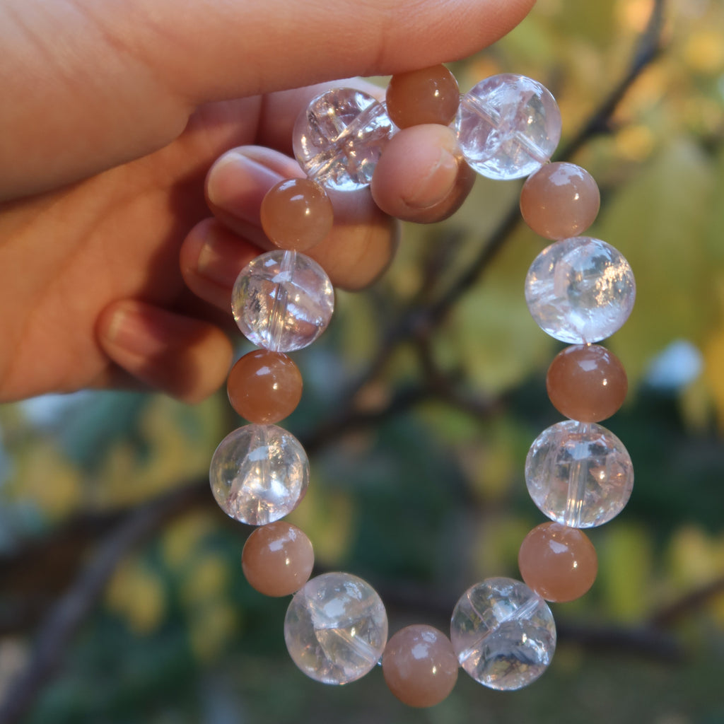 Soft Ember（ソフト・エンバー）｜ピンクアゼツライト × オレンジムーンストーン