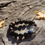 Night Voyage（ナイト・ヴォヤージュ）｜銀曜石 × ミルキークォーツ × ブルーカイヤナイト