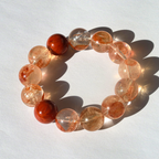 Flame Whisper | Orange rutile x Southern crimson