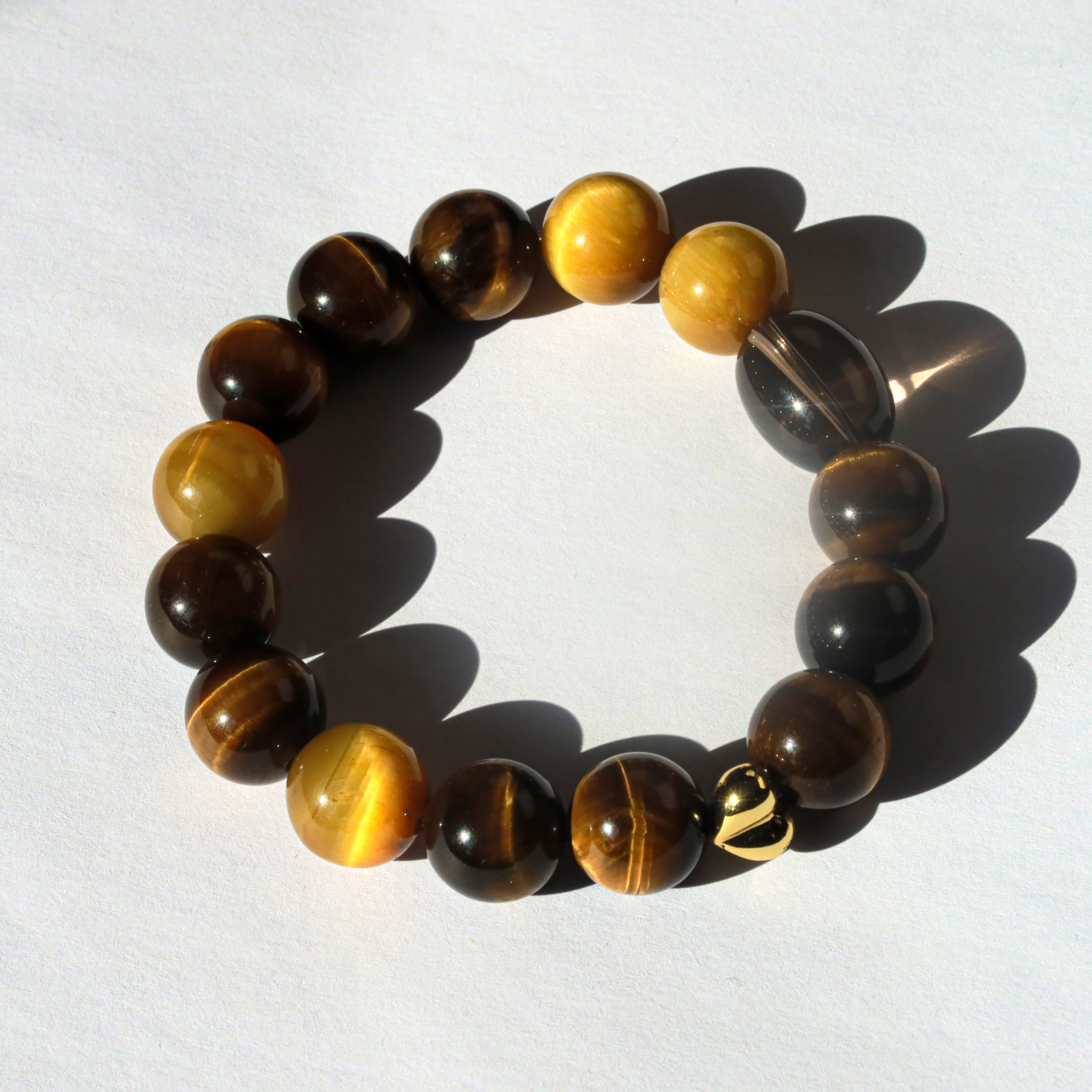 Courage Flow（カレッジ・フロー）｜タイガーアイ × スモーキークォーツ