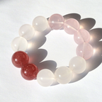 Tender Bloom | Rose Quartz x Strawberry Quartz