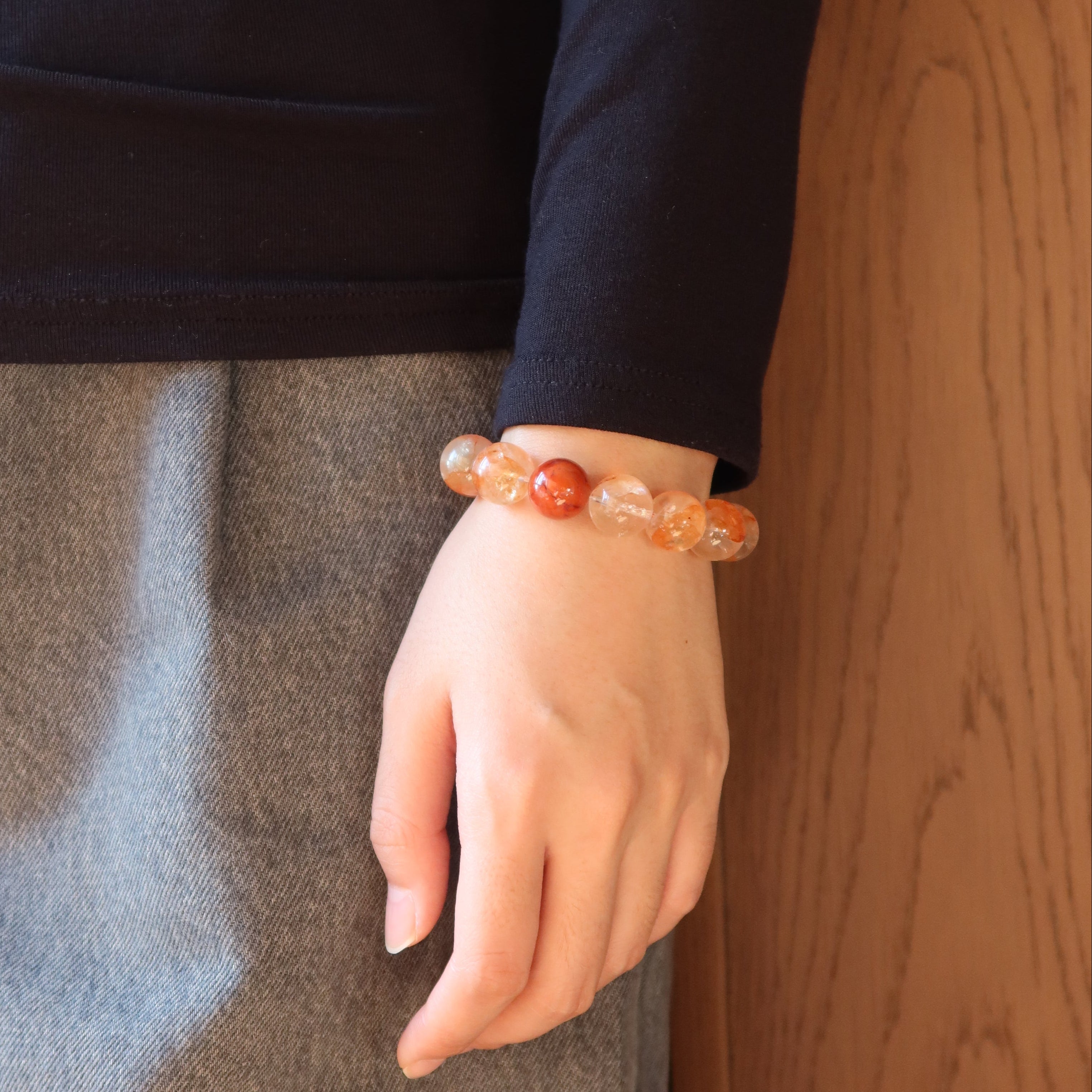 Flame Whisper | Orange rutile x Southern crimson