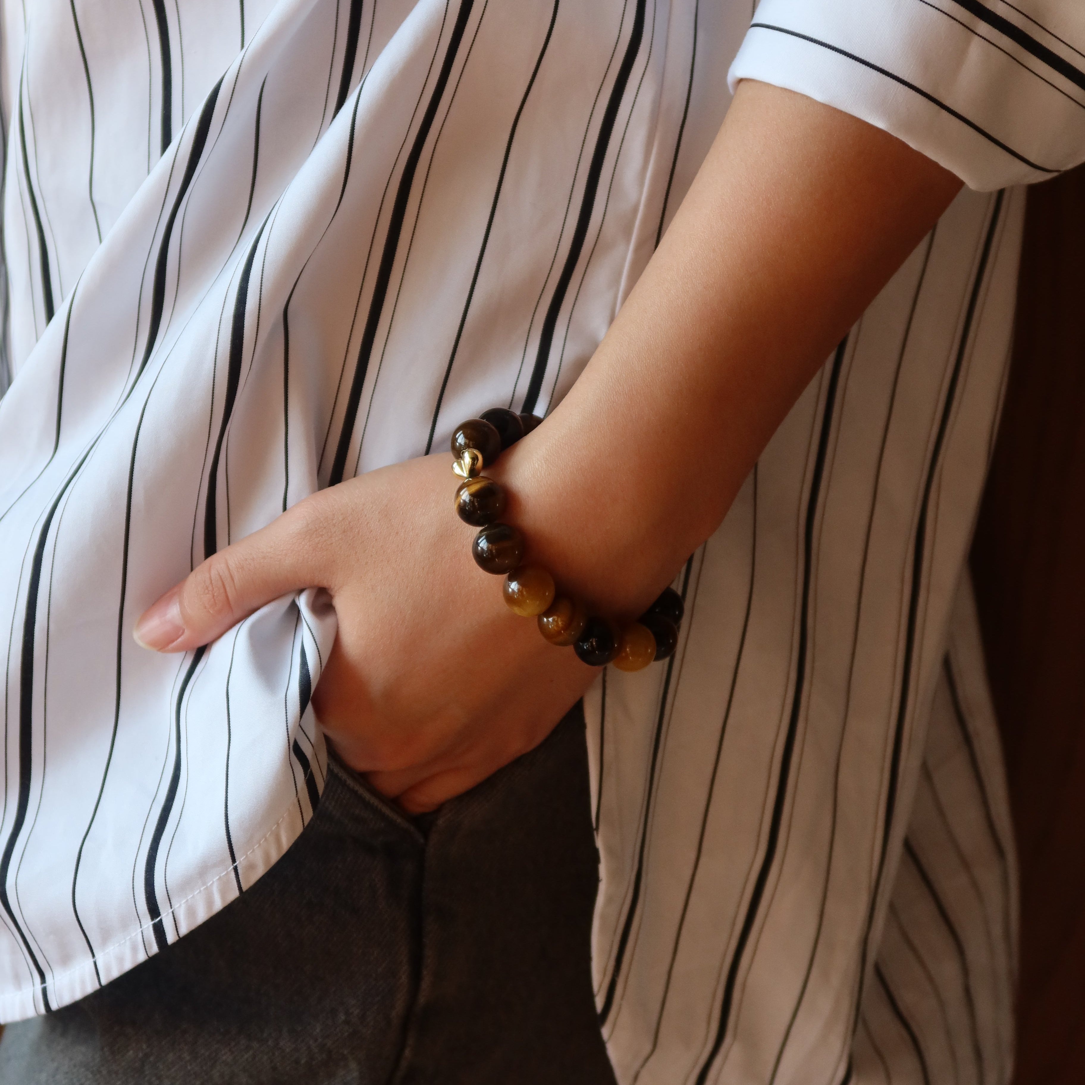 Courage Flow（カレッジ・フロー）｜タイガーアイ × スモーキークォーツ