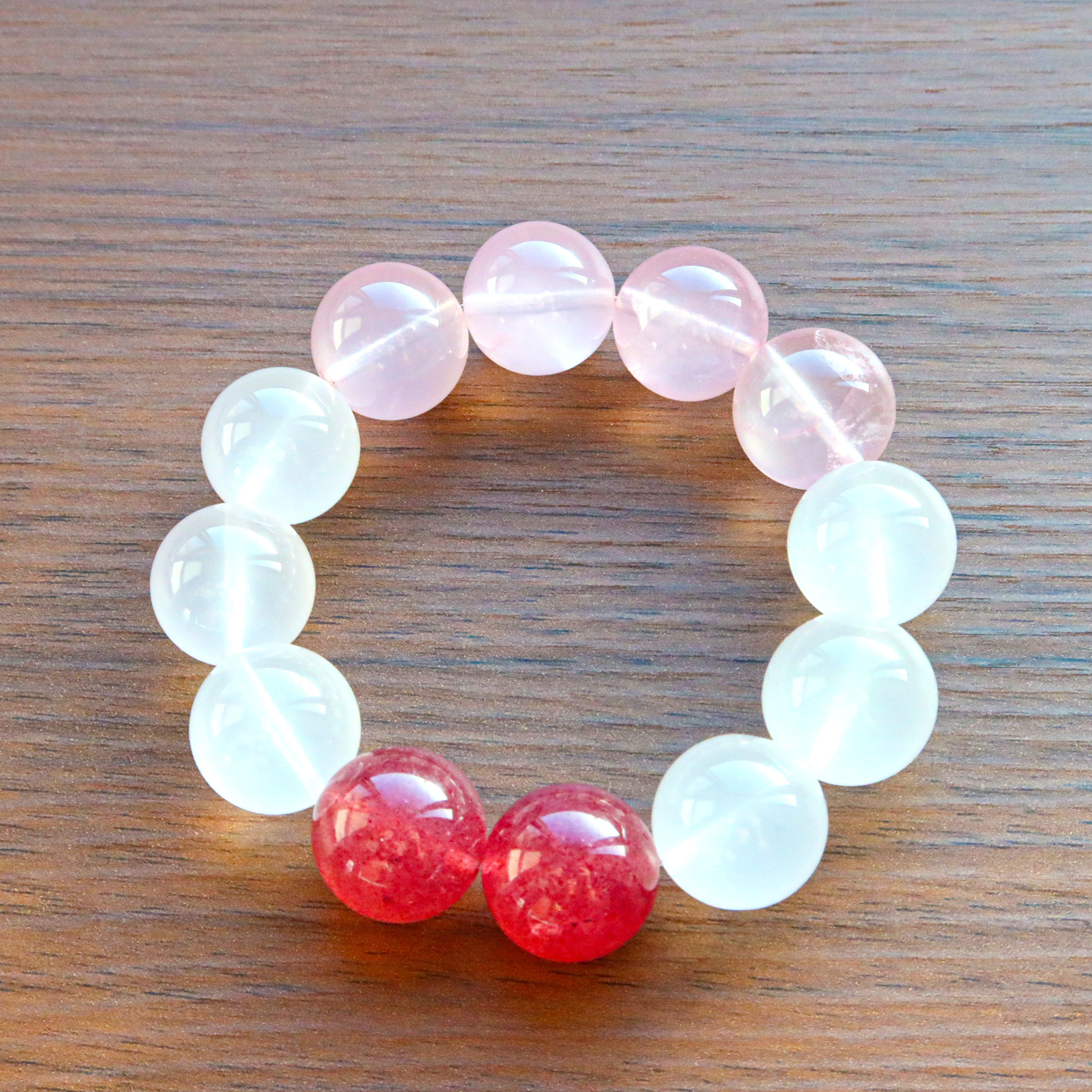 Tender Bloom | Rose Quartz x Strawberry Quartz