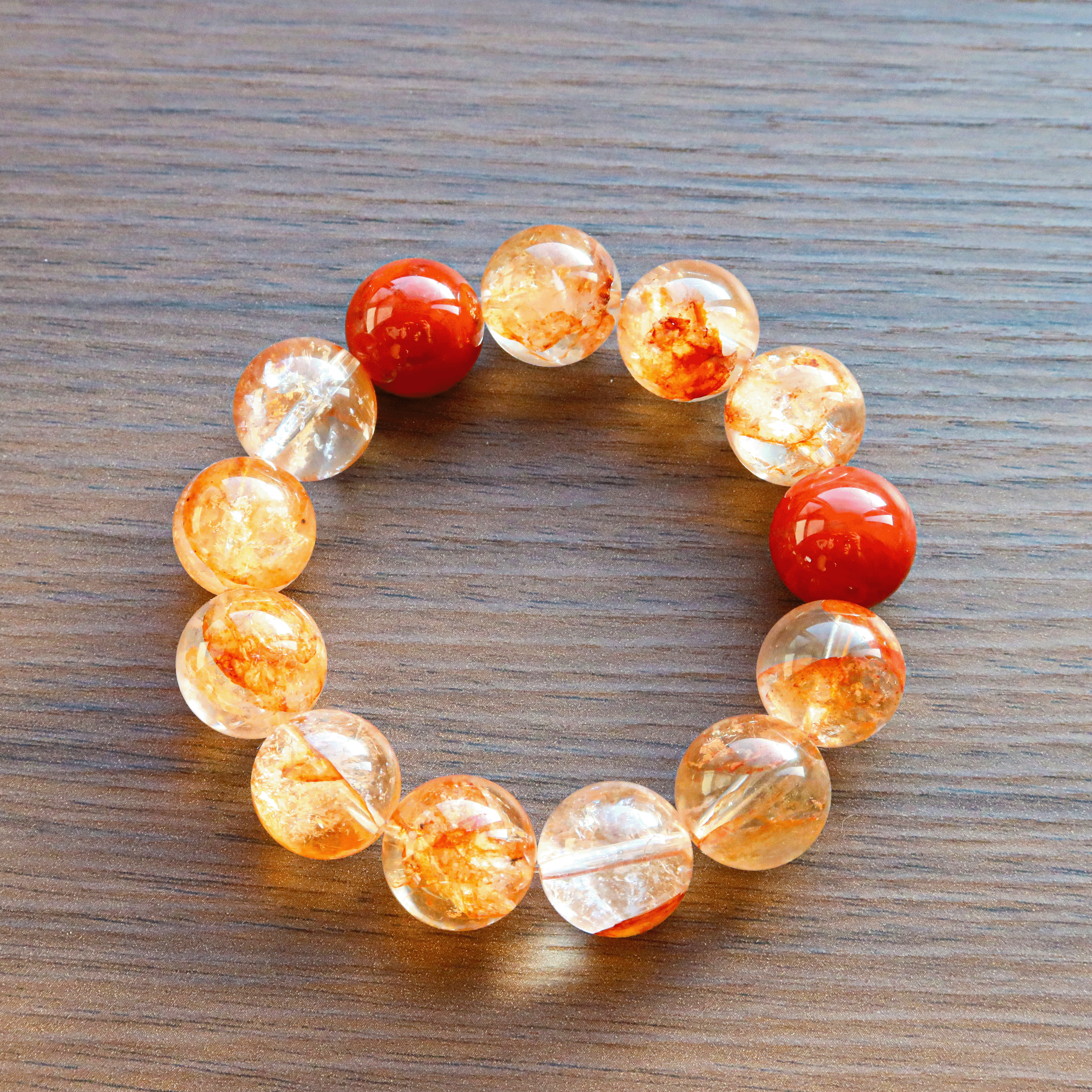 Flame Whisper | Orange rutile x Southern crimson