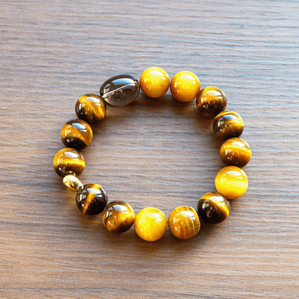 Courage Flow | Tiger's Eye x Smoky Quartz